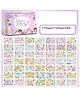 Sanjary Multicolour Sticker Diary, Multi Design Sticker Book, Coated Paper, Waterproof & Reusable Stickers, Lot of Stickers in One Book 50+ Sheet color print may vary