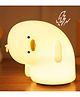 Sanjary Cute Duck Silicone Nursery Night Lamp Touch Control Nightlights USB Rechargeable Bedside Lamp color design may vary