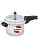Tuffwaire Aluminium Outer Lid Pressure Cooker, Hindalco Virgin Aluminum, Bakelite Handle, Silver, 5 Litre