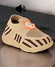 Lil Lollipop Cartoon Applique Detailed Musical Shoes - Brown