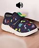 Lil Lollipop Dinosaur Designed Musical Shoes - Navy Blue