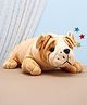 Edu Kids Toys Bulldog Soft Toy Beige - Length 30 cm