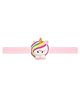 Aye Candy Unicorn Applique Detailed & Embroidered Headband - Pink Yellow & Green