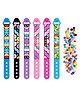 Elecart DIY Slap Bracelets for Kids  6 Pack Adjustable Silicone Wristbands with Building Blocks  Snap Bracelets Party Favors for Boys & Girls, Fun Creative Toys for Birthday, Classroom, Gifts