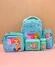 Elecart Princess School Bag Combo Set for Girls  5 in 1 Back to School Hamper with Backpack, Lunch Bag, Tiffin Box, Water Bottle & Pencil Pouch  Complete School Essentials Gift Set for Kids - Height 14 Inches
