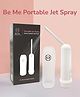 BE ME Portable Travel-Friendly Jet Spray 140 ml, Adjustable Nozzle & 2 Pressure Modes Electronic Bidets (White)