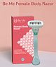 BE ME 5-Coated Blades Body Razor| 1 Hair Remover for Arms, Underarms, Bikini, Legs