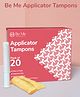 BE ME Regular Flow Period Applicator Tampons| Leak Proof, Super-Absorbent| Easy To Use Tampons - Pack of 20