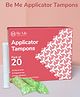 BE ME Super Flow Menstrual Applicator Tampons| Rash & Stain Free Periods | High Absorb Tampons - Pack of 20