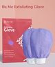 BE ME Exfoliating Scrub Glove| Loofah For Men & Women| Removes Dead Skin & Impurities - Lavender (Pack of 2)