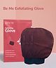BE ME Exfoliating Scrub Glove| Loofah For Men & Women| Removes Dead Skin & Impurities - Walnut (Pack of 2)