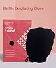 BE ME Exfoliating Scrub Glove| Loofah For Men & Women| Removes Dead Skin & Impurities - Black (Pack of 2)