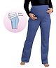 UZAZI Knit Solid High Waist Maternity Pant - Royal Melange