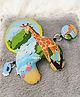 Fabrify Tummy Time Pillow with Crinkle Mat & Teethers, High Contrast Baby Toys, Montessori Sensory Crawling Toy for Infant Newborn Toddler Tummy Time (Giraffe)