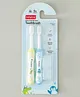 Babyhug Ultra Soft Bristles Kids Toothbrush Cute Crocodile & Penguin Print Pack of 2 Green & Blue| Anti-slip Handle| Gentle on Gums| Ideal Head Size| Encourages Self Brushing