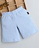 BABY NATION Cotton Striped Shorts - Blue