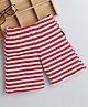 BABY NATION Cotton Striped Shorts - Red
