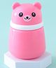Powder Puff with Box Holder Bear Shaped Soft Head - Pink