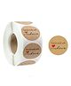 YAMAMA Handmade With Love Red Heart Theme  500 In 1 Decorative Sticker Roll Self-adhesive Label For Crafts Enevelope Gift Packaging - Multicolor
