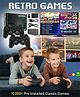 Fiddlerz Wireless Game Play Console Stick Video Game Mini Retro Controller Output Dual Player-4K Ultra HD Game Stick