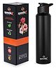 SPEEDEX Simplex Stainless Steel 1 Litre Water Bottle For Men Woman Kids (1000 ml, Black, Sipper)