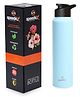 Speedex Simplex Stainless Steel 1 Litre Water Bottle For Men Woman Kids (1000 ml Pastel Blue Sipper)