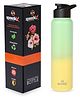 Speedex Stainless Steel 1 Liter Water Bottle Men Woman Kids (1000 ml Dual Green Yellow Sipper)