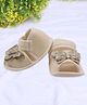 Coco Candy Butterfly Applique Detailed Velcro Closure Booties -White