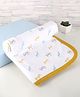Zero Unisex Interlock Knit Towel & Wrappers Animal Print L 84 x B 81 cm - Yellow