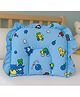 Badal Kidz Baby Mustard Seeds,Rai Pillow for Newborn Head & Neck Support Pillow, Cotton Takiya Head Shaping Pillow - Blue