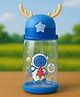 Badal Kidz Deer HornPlastic Baby Silicone Straw Sipper Spill Proof Sipper - Blue - 600 ml