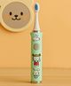 Badal Kidz Children's Electric Toothbrush with Cartoon Characters, Soft Bristles Battery Operated Kids Cartoonic - Green