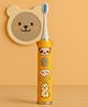 Badal Kidz Children's Electric Toothbrush with Cartoon Characters, Soft Bristles Battery Operated Kids Cartoonic - Yellow