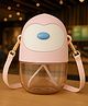 Badal Kidz Penguin Sippy Cup with Straw, Cute Water Bottle with Adjustable Strap for Toddlers - Peach - 520 ml