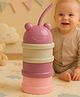 Badal Kidz 3 - Layer Cute Bear Portable Baby Food & Milk Powder Container - Multicolor