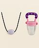 Badal Kidz Baby Natural Tlismi Moti and Feeding Fruit Food Nibbler 100% Bpa Free , made up of silicone and plastic - Pink