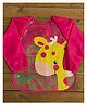 Badal Kidz Long Sleeve Bibs, Waterproof Baby Bibs, Toddler Sleeved Bib, Baby Smock for Eating Feeding, 6-24 Months -Pink