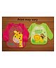 Badal Kidz Long Sleeve Bibs, Waterproof Baby Bibs, Toddler Sleeved Bib, Baby Smock for Eating Feeding, 6-24 Months - Green & Pink