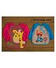Badal Kidz Long Sleeve Bibs, Waterproof Baby Bibs, Toddler Sleeved Bib, Baby Smock for Eating Feeding, 6-24 Months -Pink & Blue