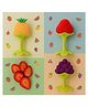 AEREX Premium Organic Fruit Teether Combo Nipple Teething for Newborn Babies, Infant & Toddlers Bpa Free Natural Teething Freezer Safe Baby Teethers 0-12 Months Assorted | Pack of 3