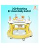 Infantso Roll & Stroll Activity Center & Baby Walker - 5 Heights Adjustments & 360° Rotation (6-24 Months) -  Yellow