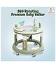 Infantso Roll & Stroll Activity Center & Baby Walker - 5 Heights Adjustments & 360° Rotation (6-24 Months) -  Green