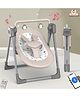 Infantso Automatic Baby Swing With Hanging Toys, Remote Control & Bluetooth connectivity for Babies (Beige)