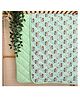A Toddler Thing 100% Organic Muslin Cotton Quilt Fishing Fun Mint Newborn babies to 5 years