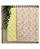 A Toddler Thing 100% Organic Muslin Cotton Quilt Owl Dreams Light Yellow Newborn babies to 5 years