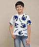 Kidsville Cotton Sonic the Hedgehog Featuring Half Sleeves Character Printed Tee - White