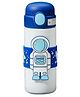 Azhari Astronaut Double Wall Stainless Steel Bottles, Insulated Water Bottle for Kids Toddlers, Vacuum Insulated Bottle with Straw, BPA-Free Water Bottle Color May Vary - 500 ml