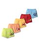 Doodle Poodle 100% Cotton Single Jersey Knit Trunks With Vehicle Print Pack Of 5 - Multicolour