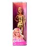 Barbie Fashionistas Doll #222, Petite with Blonde Wavy Hair, Golden Jumpsuit, 65th Anniversary - Height 30 cm