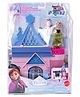 Disney Frozen Storytime Stackers Playset, Anna's Arendelle Castle Dollhouse with Small Doll - Pink & Blue